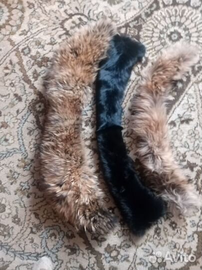 Воротники натуральные и исскуственные