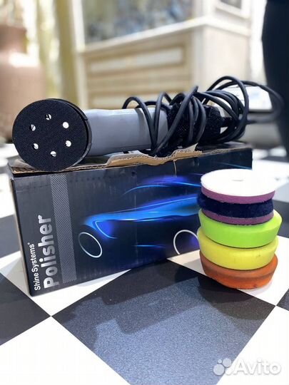 Полировальная машинка экцентриковая Shine 75мм