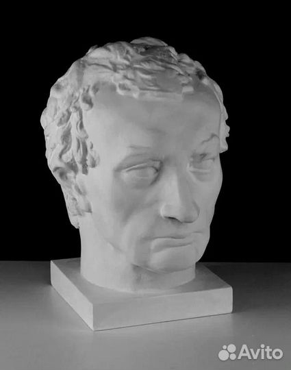 Голова Гаттамелата гипсовая