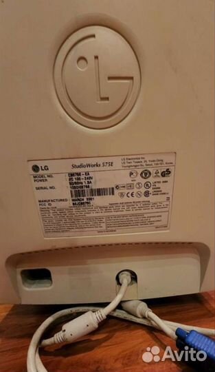 Монитор ЭЛТ Samsung LG