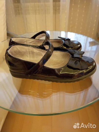 Чёрные туфли для девочки, 31 размер