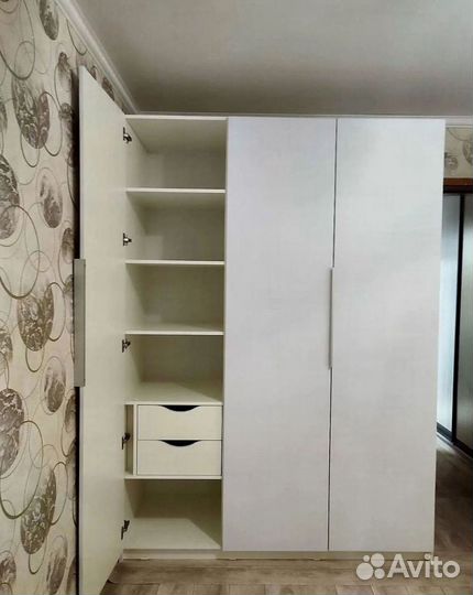 Шкаф распашной белый сканди aa 19