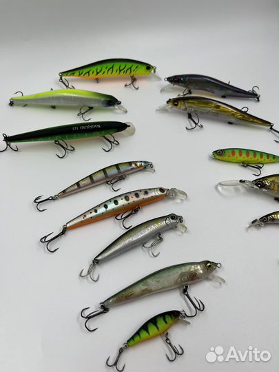 Воблеры megabass, Jackall, zipbaits