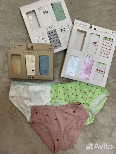 Трусики Zara для девочки 3-4 года (104)