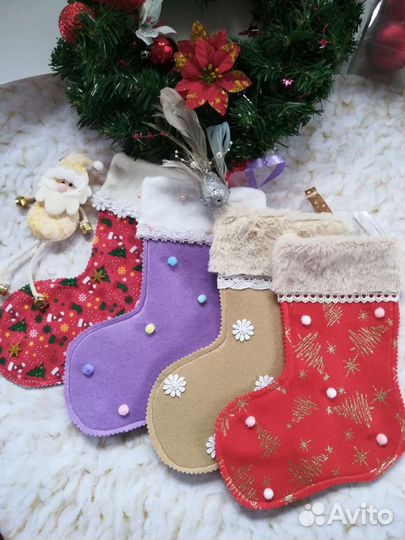 Новогодний сапожок для подарков