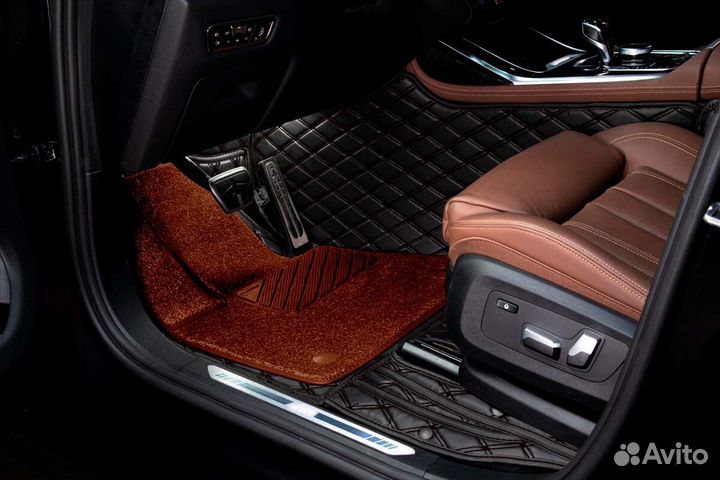 3D Коврики Range Rover Салон Багажник из Экокожи