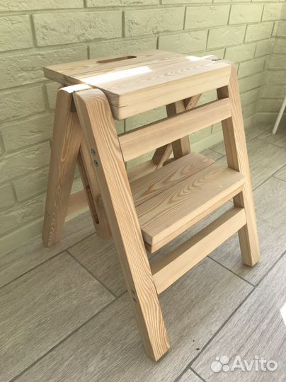 Стремянка деревянная