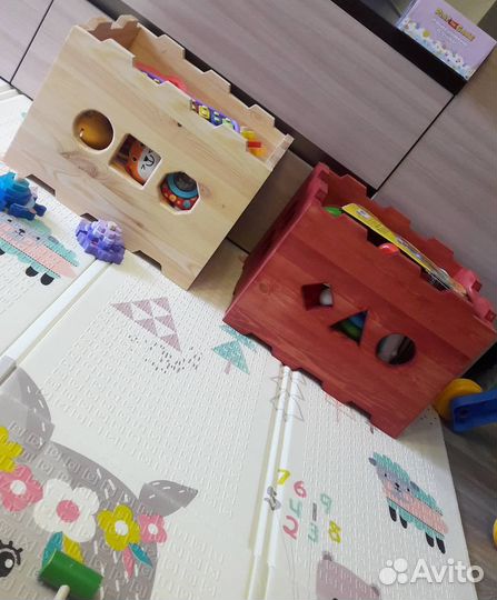 Ящик деревянный для игрушек