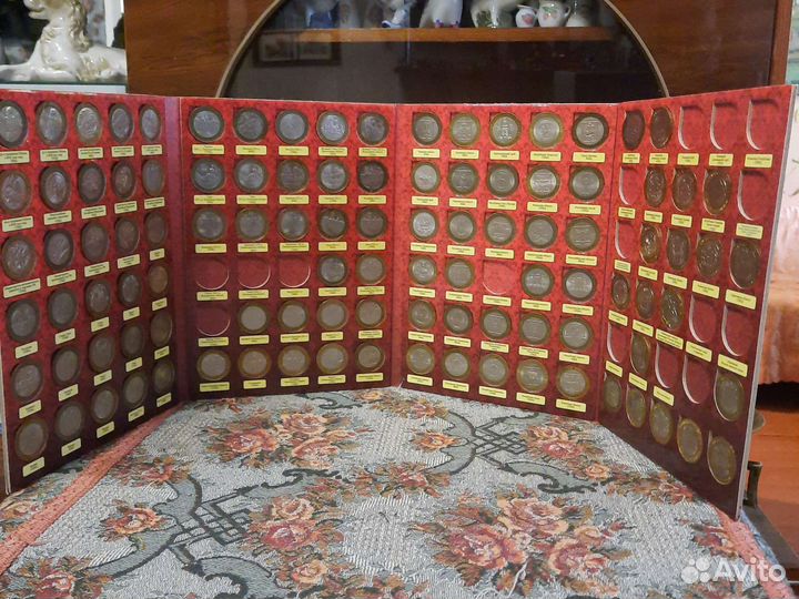 Коллекция 10 рублевых монет биметал 2000-2016