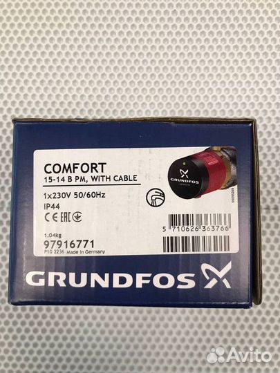 Насос циркуляционный Grundfos Comfort 15x14 B PM