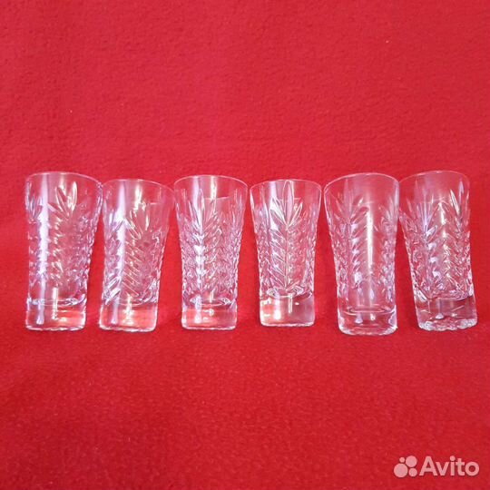 Хрусталь фужеры, бокалы, стопки