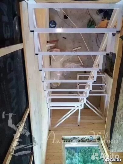 Лестница под зашивку № 957