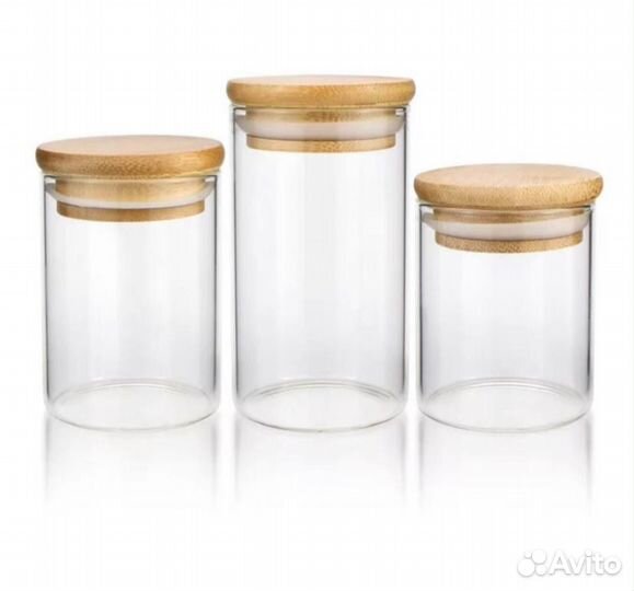 Банки стеклянные для сыпучих продуктов