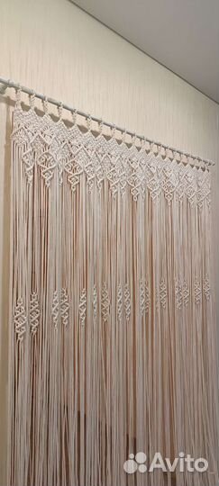 Штора макраме