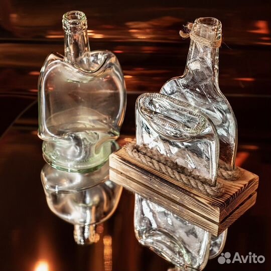 Подарочный набор хмельной посуды- салфетница+ваза