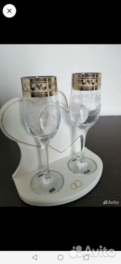 Свадебные фужеры