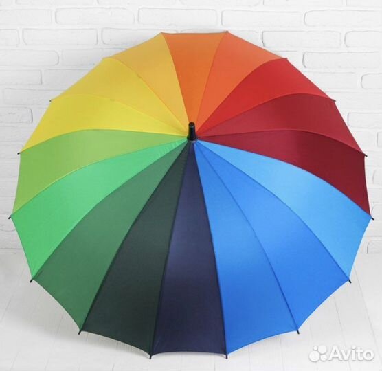 Зонт-трость Радужный