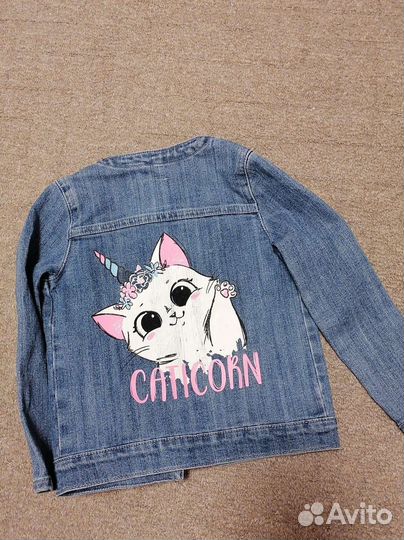 Джинсовая куртка для девочки