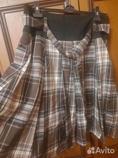 Юбка шотландка.52 размер