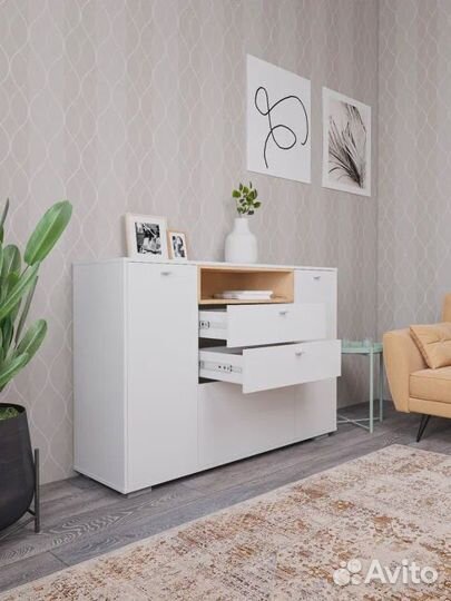 Комод «Ланс» К303 белый