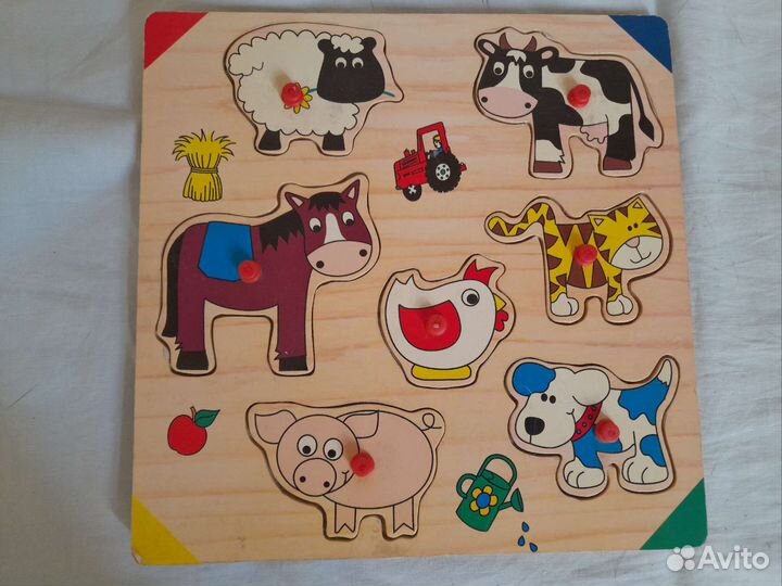 Пазл-вкладыш деревянный
