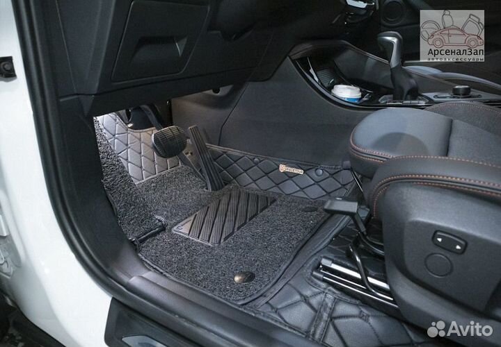 5D автоковрики из экокожи