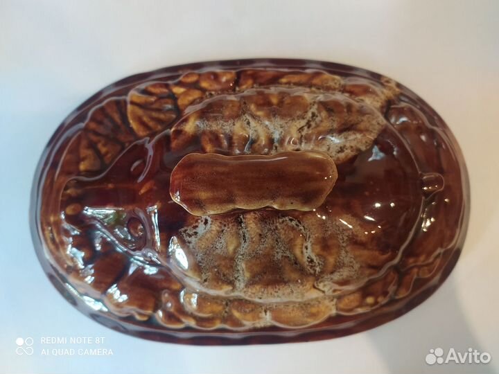 Форма для запекания керамическая с крышкой