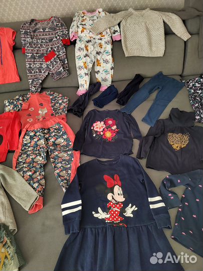 Пакетом на девочку 104 фирменные вещи