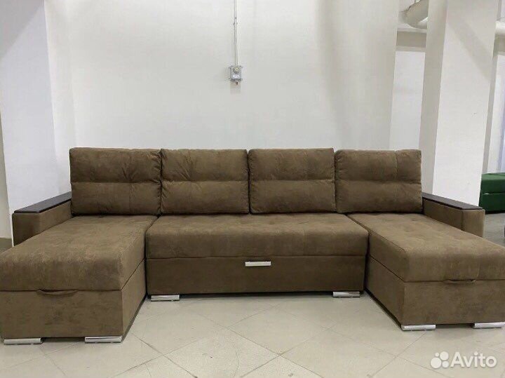 П образный диван 84