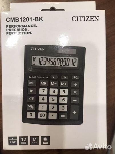 Калькулятор citizen CMB 1201-BK