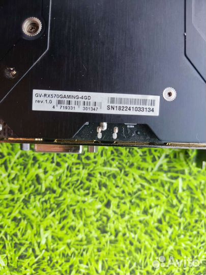 Видеокарта rx570 4gb Gigabyte