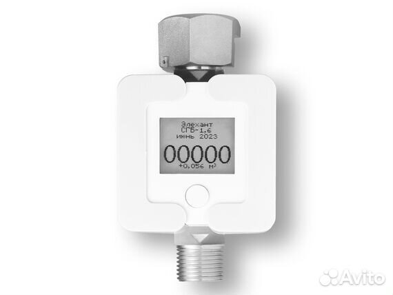 Газовый счетчик сгб-1.6 с ТК Белый