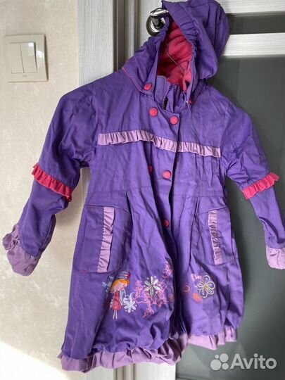Плащ для девочки deux-par deux 4Y 100-110