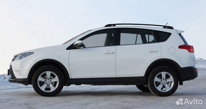 Рейлинги toyota RAV4 2013- черные