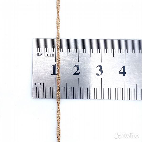 Золотая цепь 585пр. вес: 2,28гр. длина: 46см