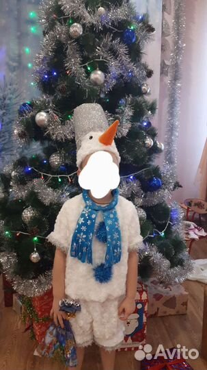 Костюм снеговика 110-116