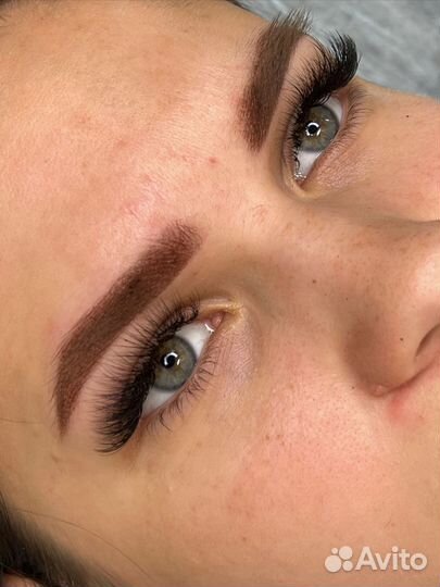 Татуаж перманентный макияж бровей