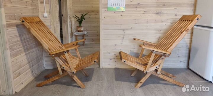 Кресло шезлонг складное