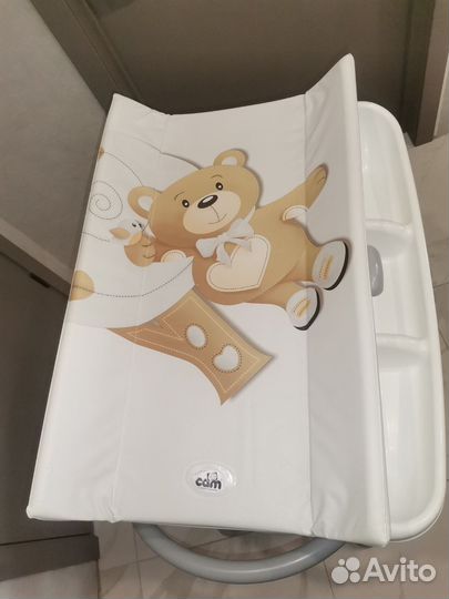 Пеленальный столик с ванночкой CAM