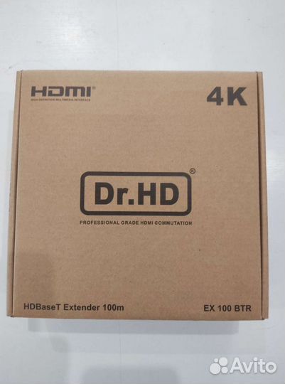 4К удлинитель по витой паре Dr.HD EX 100 BTR