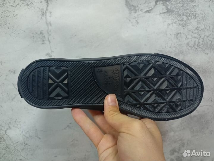 Кеды Converse all black low