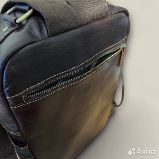 Рюкзак мужской натуральная кожа, новый