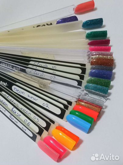 Цветные гель-лаки для ногтей Fresh prof