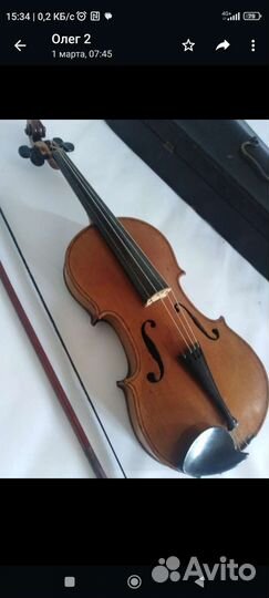 Музыкальный инструмен, скрипка