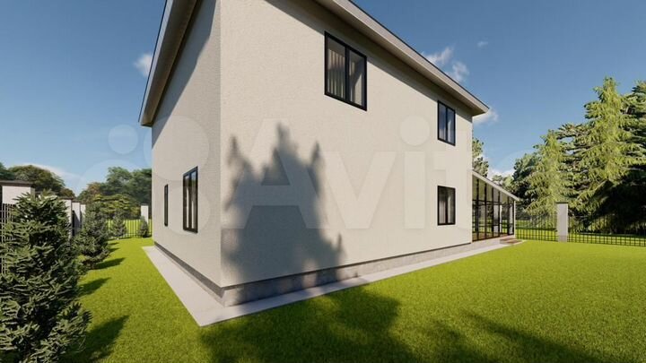 Коттедж 323 м² на участке 7 сот.