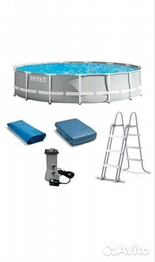 Каркасный бассейн intex 457 122