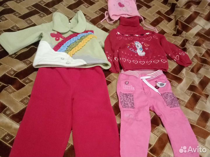 4) Вещи пакетом от 1-2лет