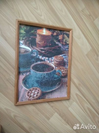 Картина готовая из алмазной мозаики