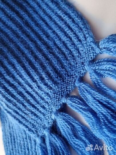 Шарф теплый длинный