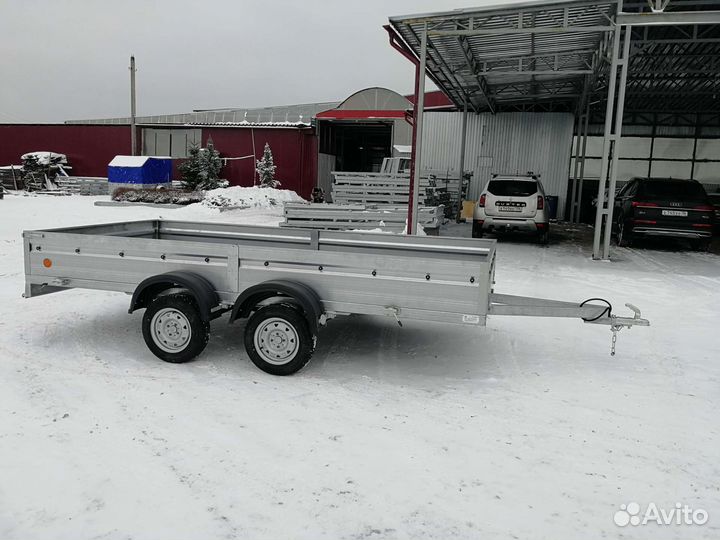 Прицеп Престиж 4,0*2,0 2хосн без тента